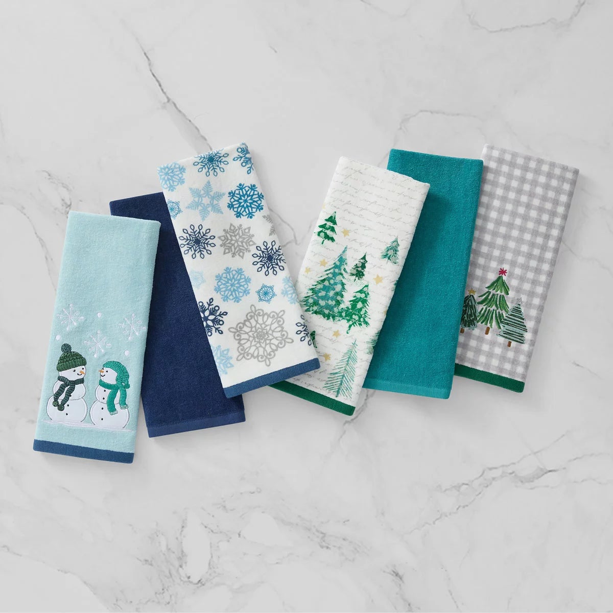 Lenox Holiday Kitchen Towels 6 Pack, In 3 Designs, view 5