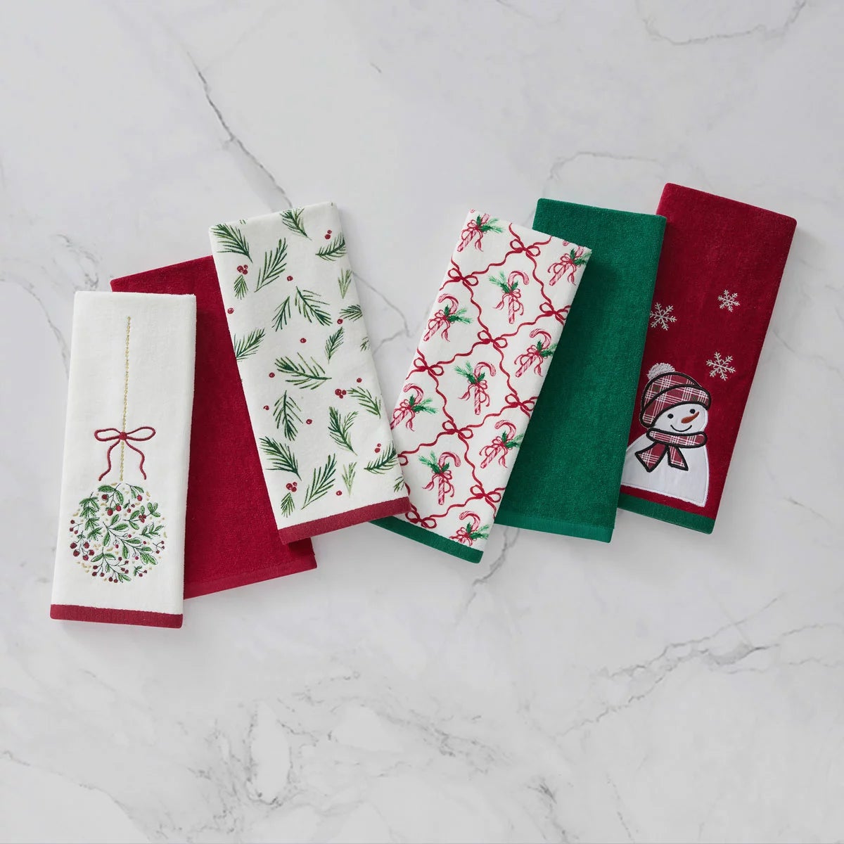 Lenox Holiday Kitchen Towels 6 Pack, In 3 Designs, view 4