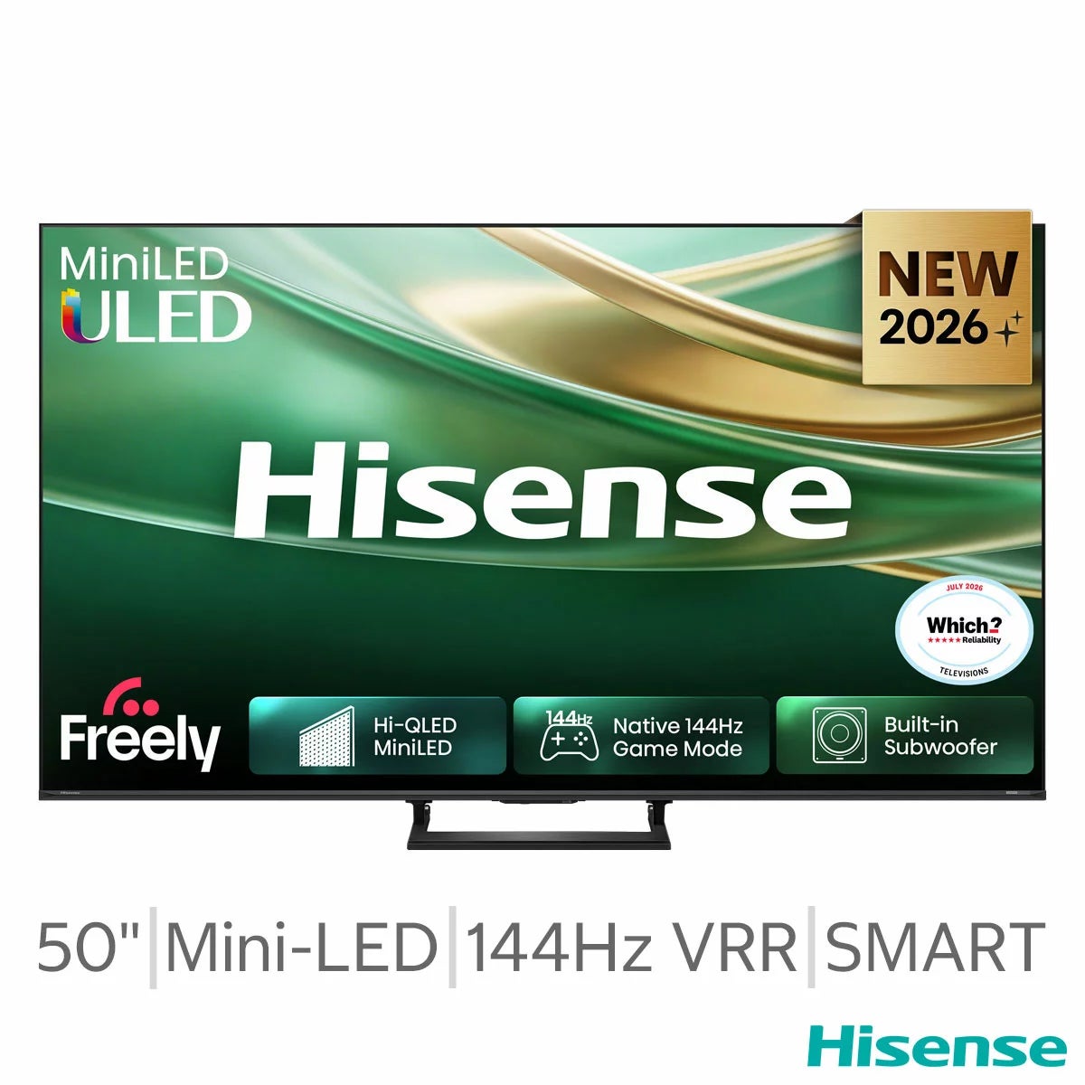 Hisense 50E8STUK 50 Inch Mini LED 4K UHD Smart TV