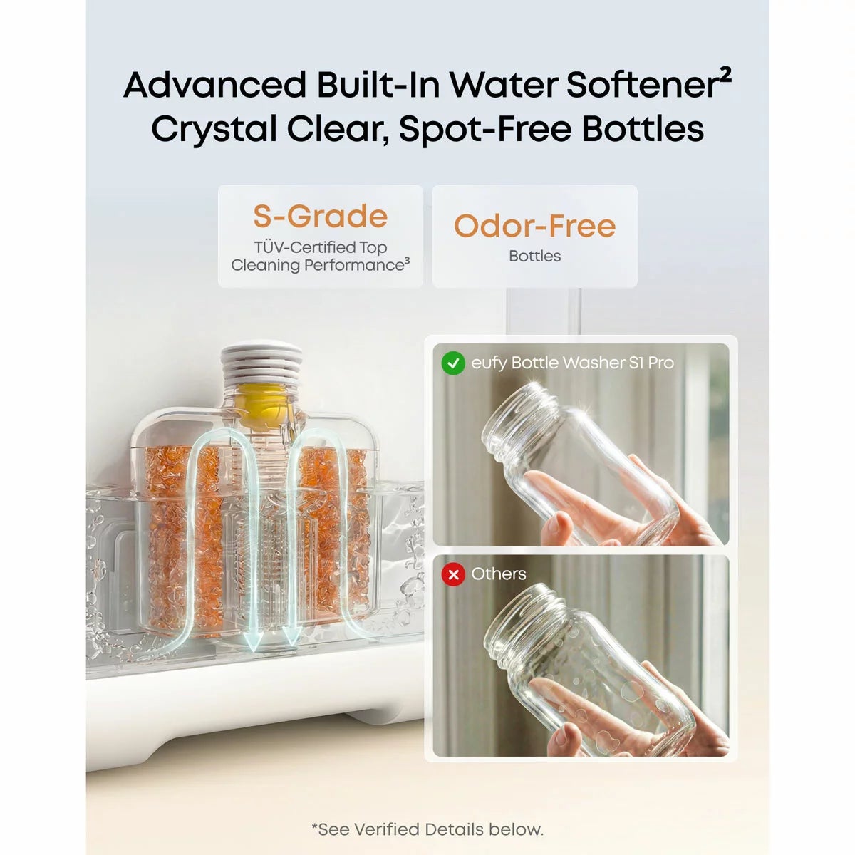 eufy S1 Pro Baby Bottle Washer & Steriliser with Replacement Accessories, view 3