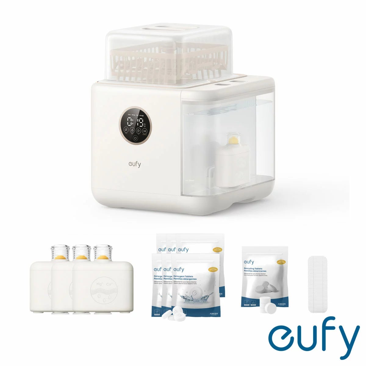 eufy S1 Pro Baby Bottle Washer & Steriliser with Replacement Accessories