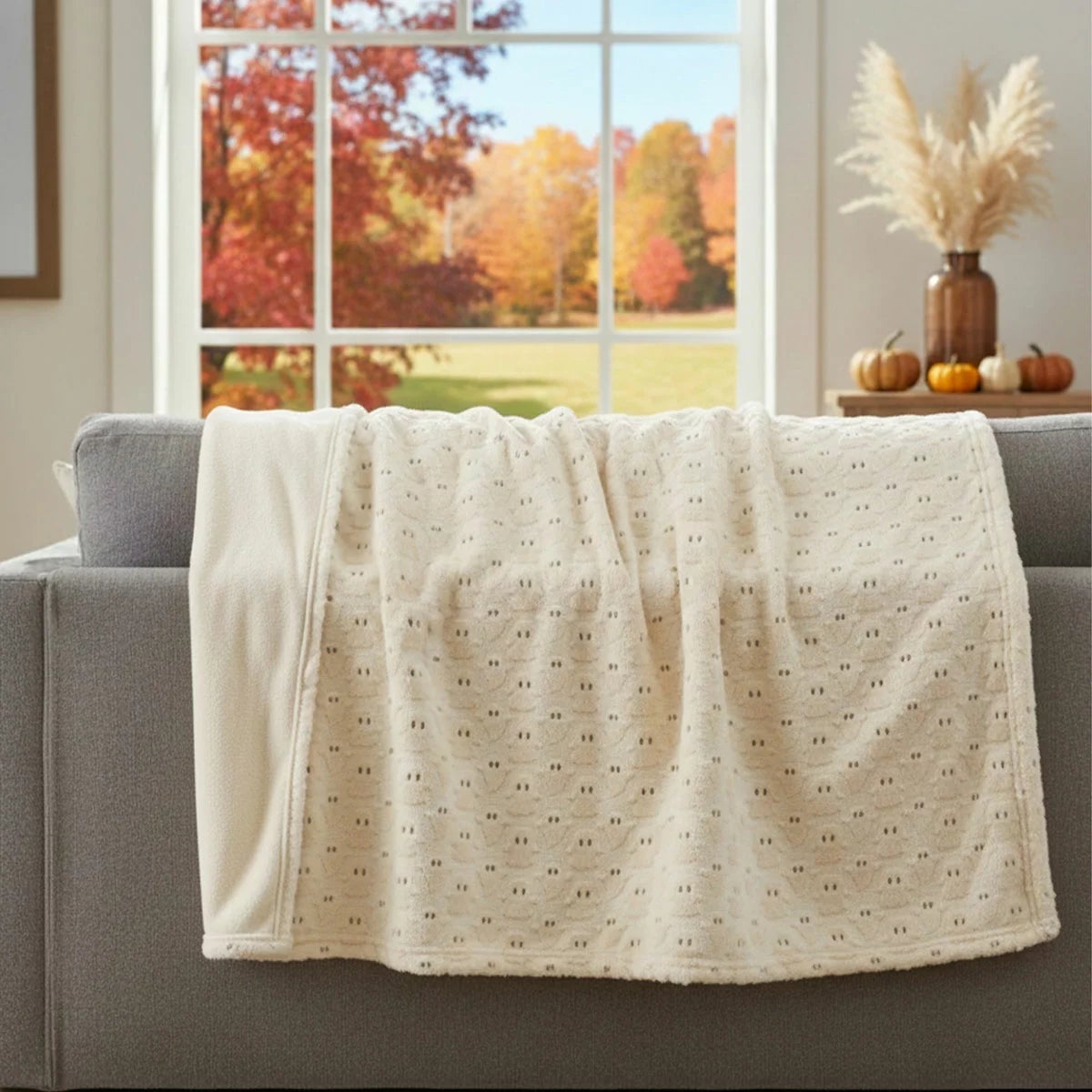 Ashford Home Embroidered Halloween Throw In 3 Designs, 152 x 178 cm, view 2