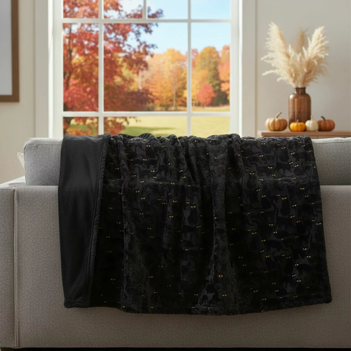 Ashford Home Embroidered Halloween Throw In 3 Designs, 152 x 178 cm, view 3