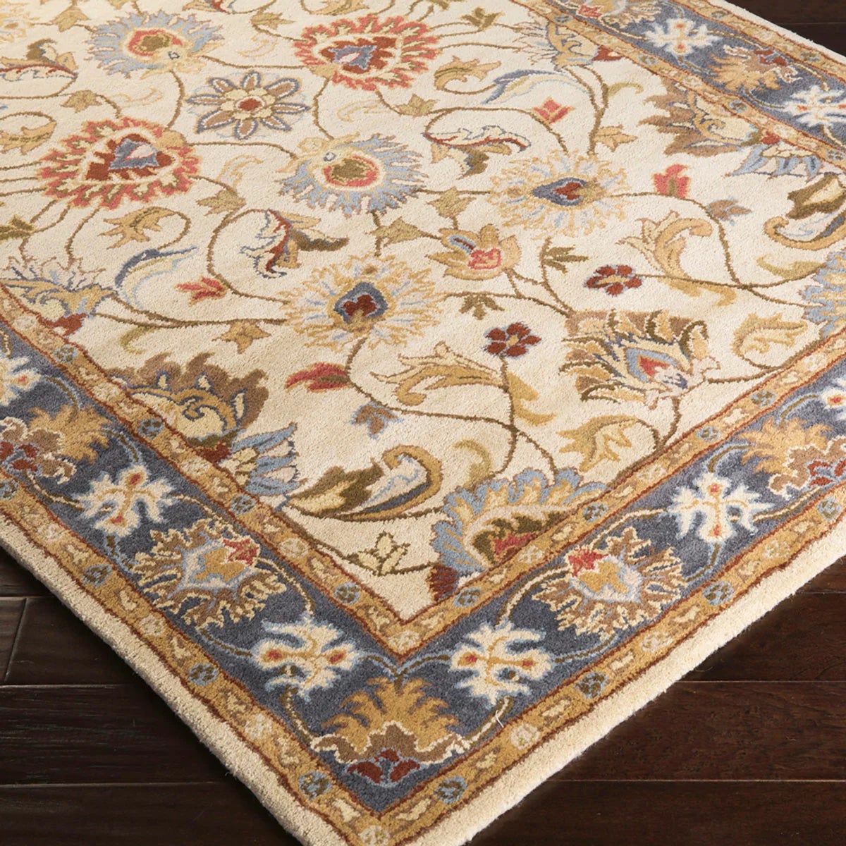 Livabliss Caeser Cream Wool Rug, in 3 Sizes, view 5