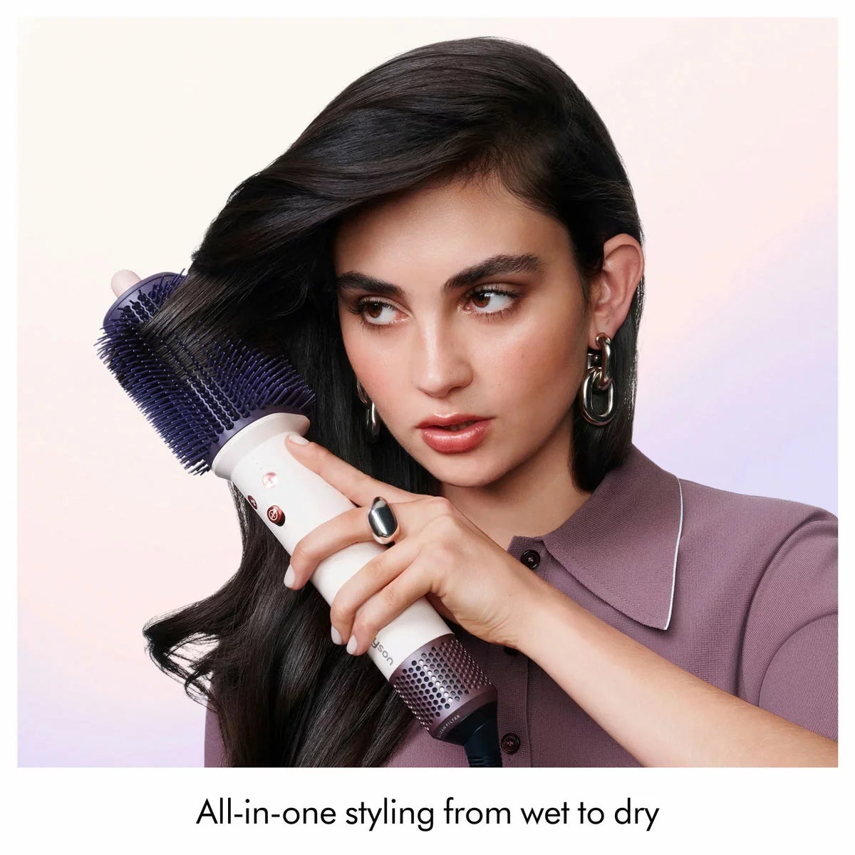 Dyson Airsmooth™ Styling Brush in Ceramic Pink, view 3