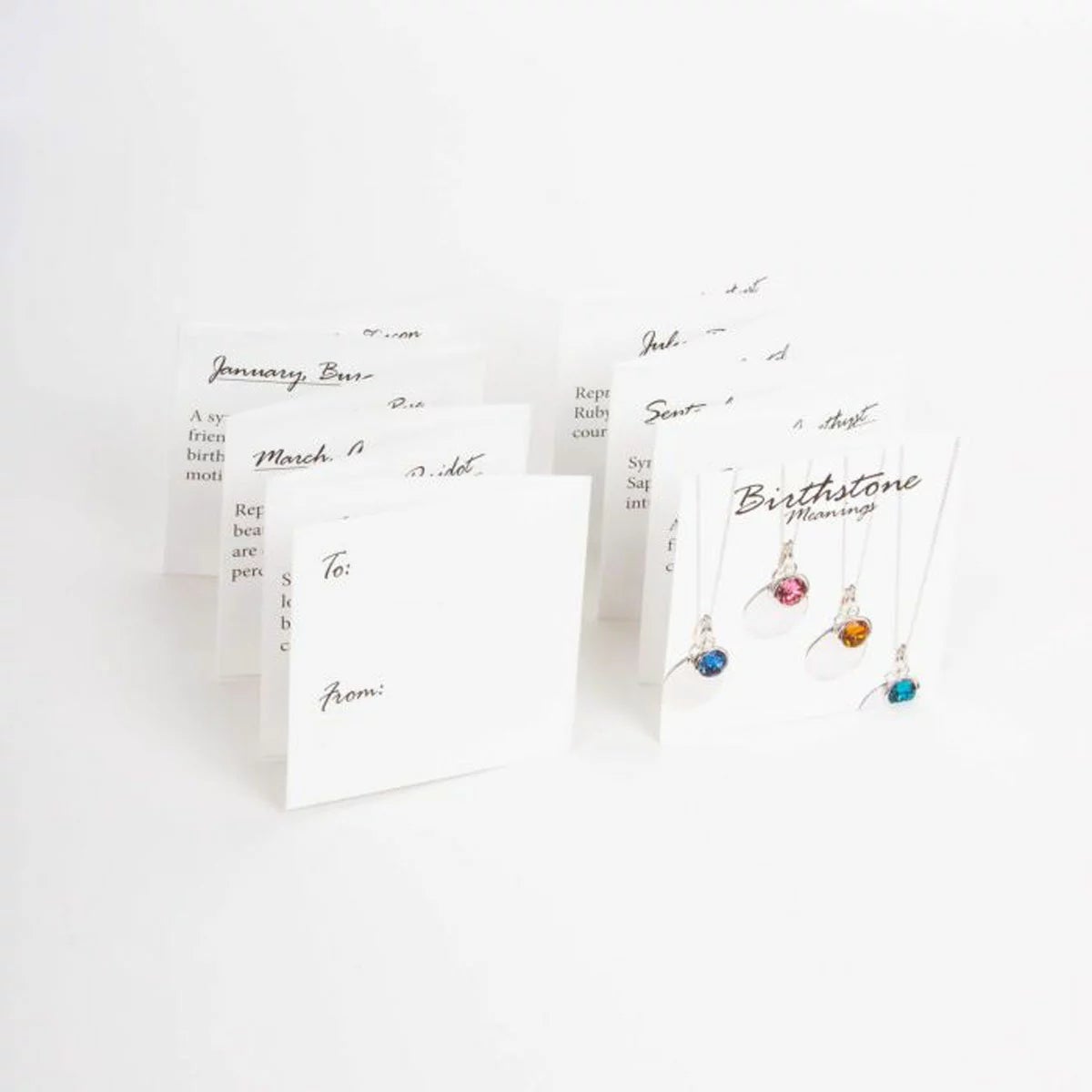 Beginnings Sterling Silver Birthstone Pendant Necklace & Disc on Chain, Personalisation Available, view 3