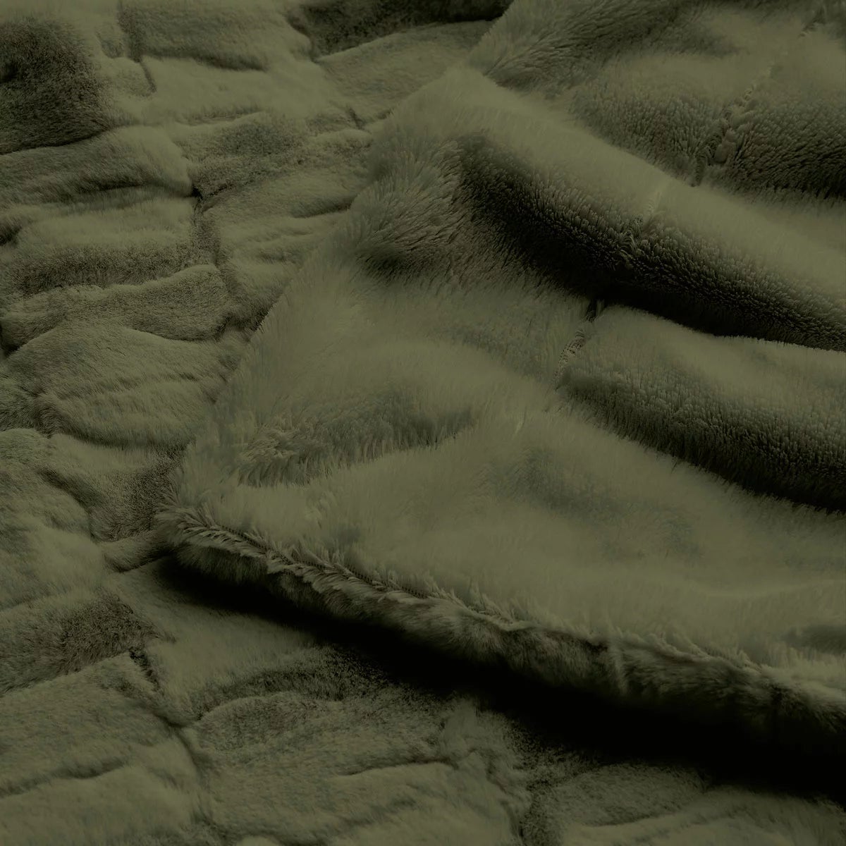 Safdie Luxury Faux Rabbit Fur Throw, 127 x 178 cm, view 20