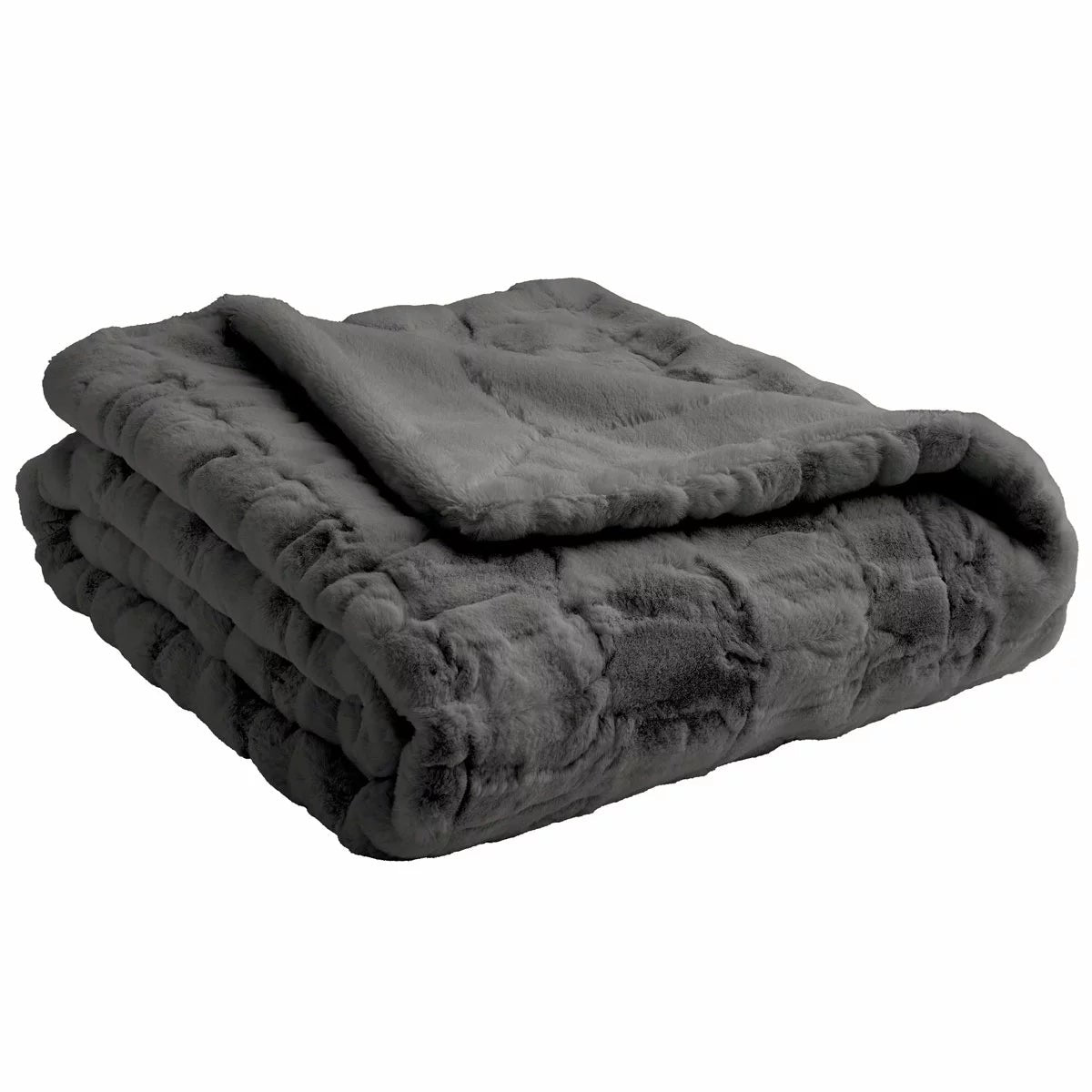 Safdie Luxury Faux Rabbit Fur Throw, 127 x 178 cm, view 26