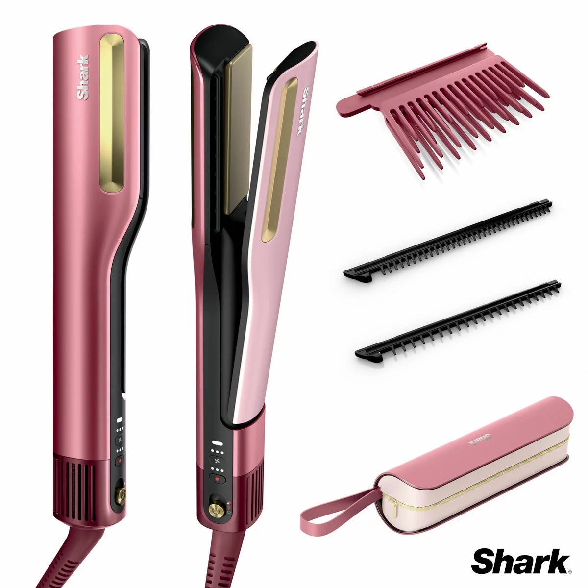 Shark HT401UKPU SilkiPro Hair Straightener & Hair Dryer, view 9