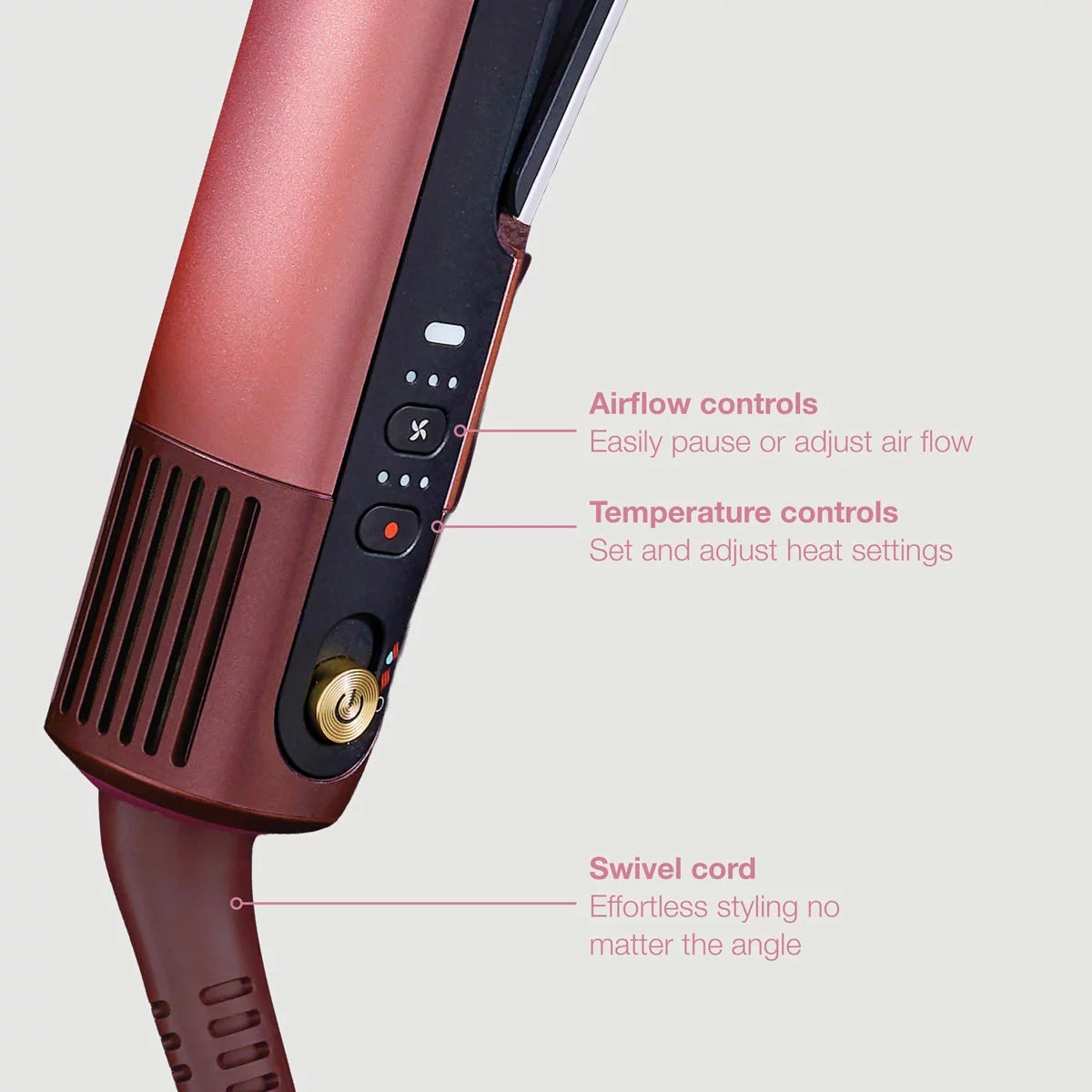 Shark HT401UKPU SilkiPro Hair Straightener & Hair Dryer, view 15