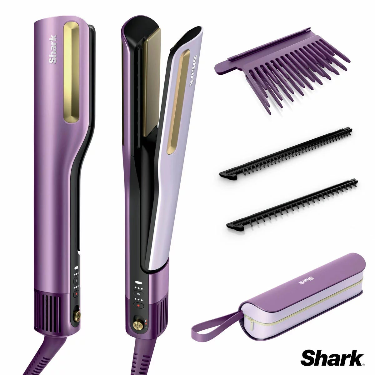 Shark HT401UKPU SilkiPro Hair Straightener & Hair Dryer, view 17