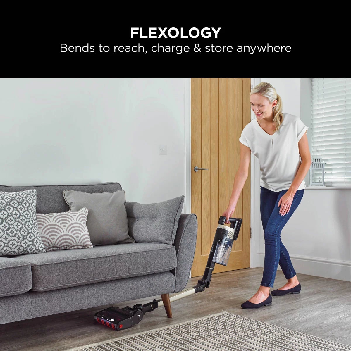 Shark IZ400UKT Stratos Anti Hair Wrap Plus Cordless Vacuum in Charcoal Grey & Copper, view 7