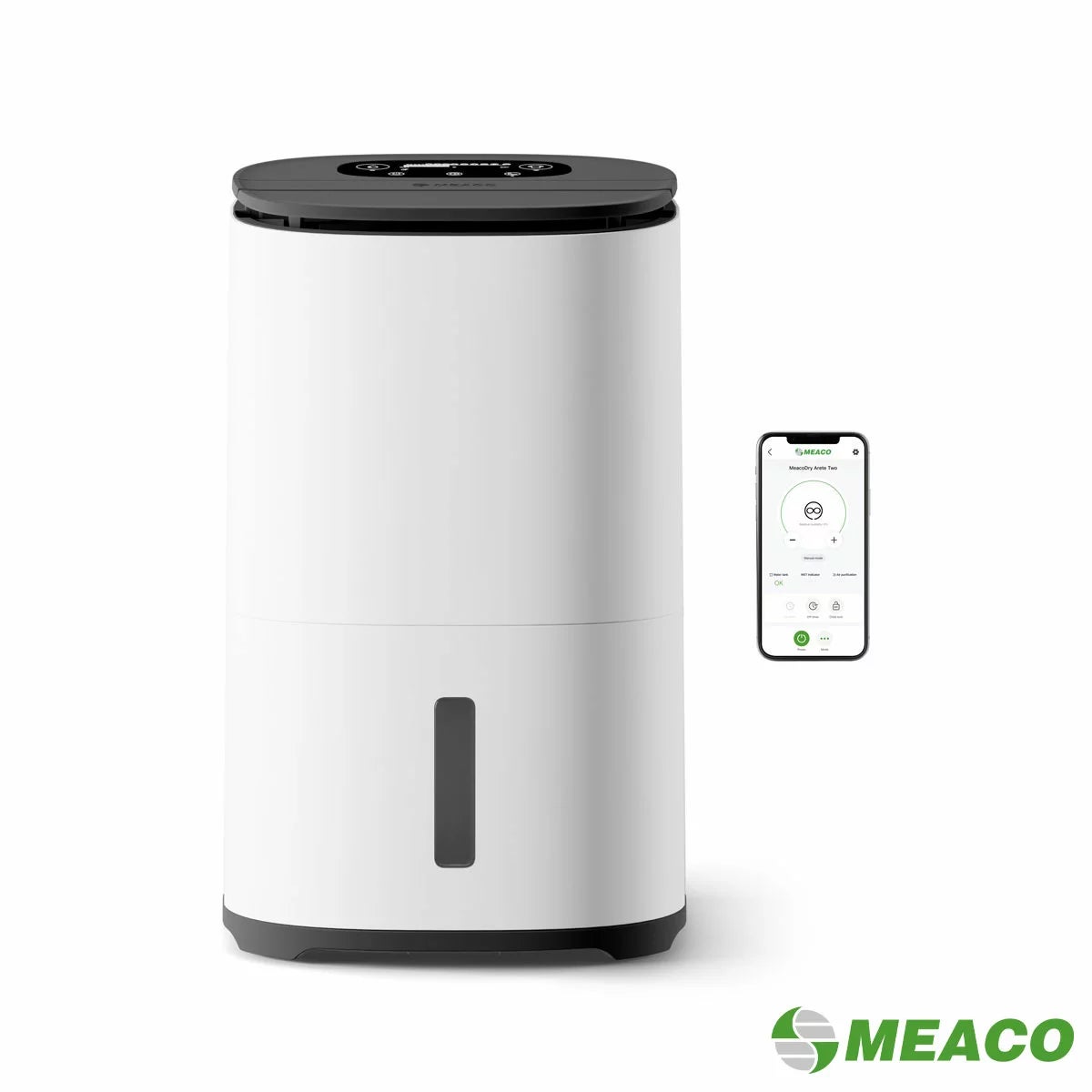 MeacoDry Arete Two Dehumidifier & Air Purifier 25L in Charcoal