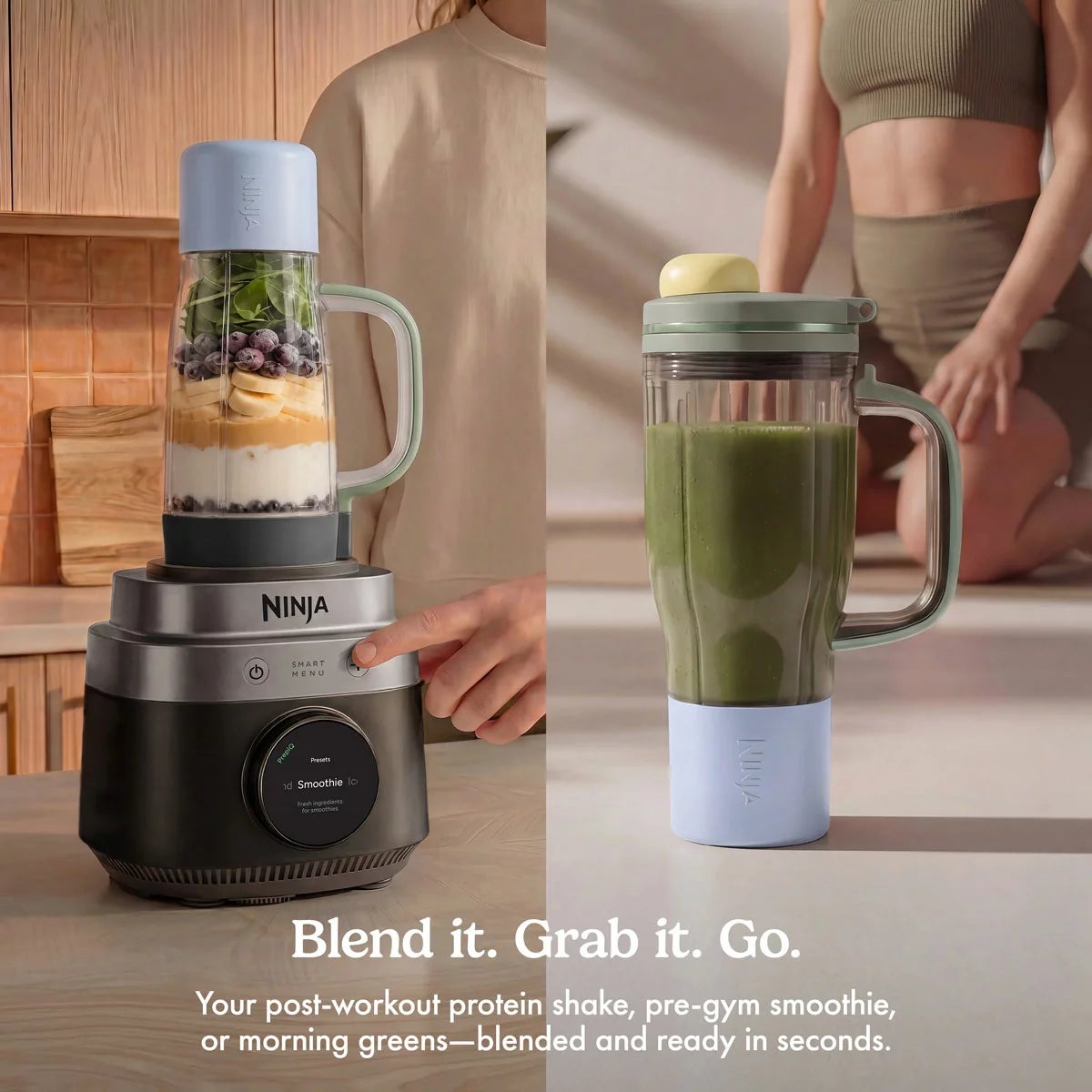 Ninja LB401UKBK CrushBOSS 3-in-1 Kitchen System With Food Processor & Tumbler in Oynx, view 5