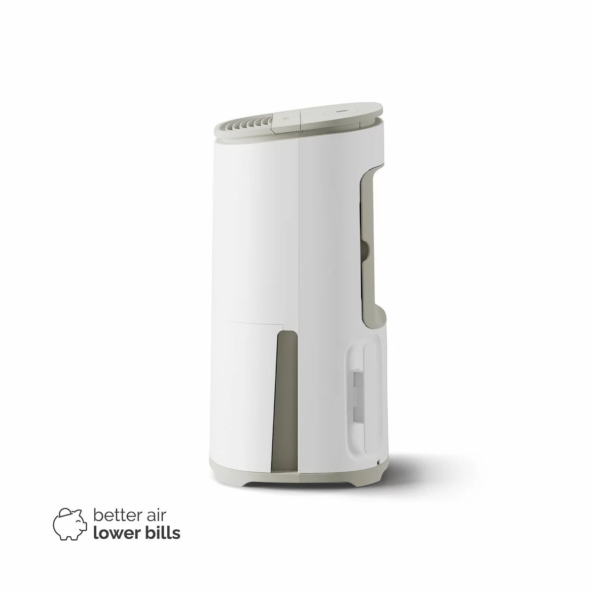 MeacoDry Arete One 12L Dehumidifier & Air Purifier in Warm Pebble, view 6