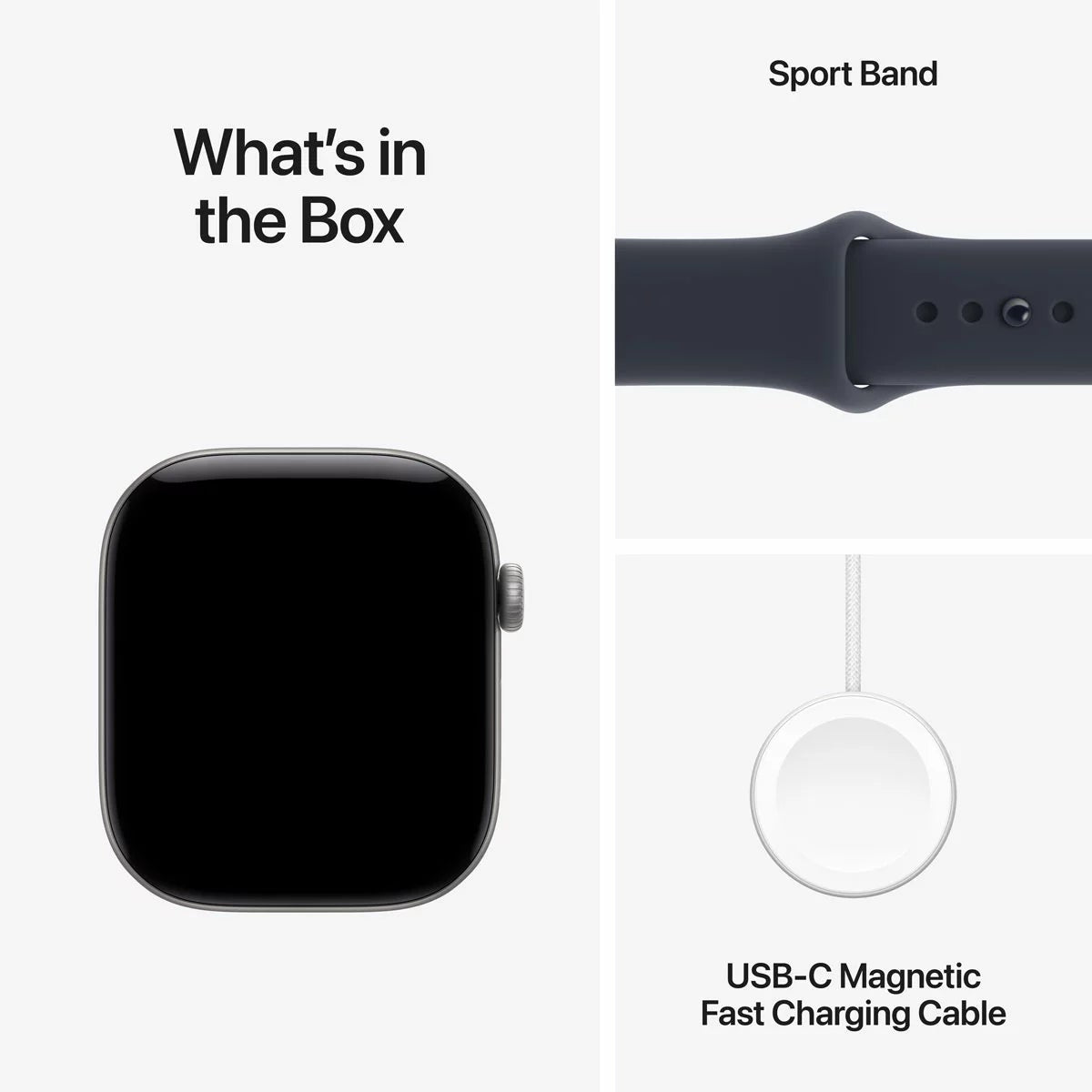 Apple Watch Series 12 GPS, 46mm Aluminium Case with Sport Band, view 7