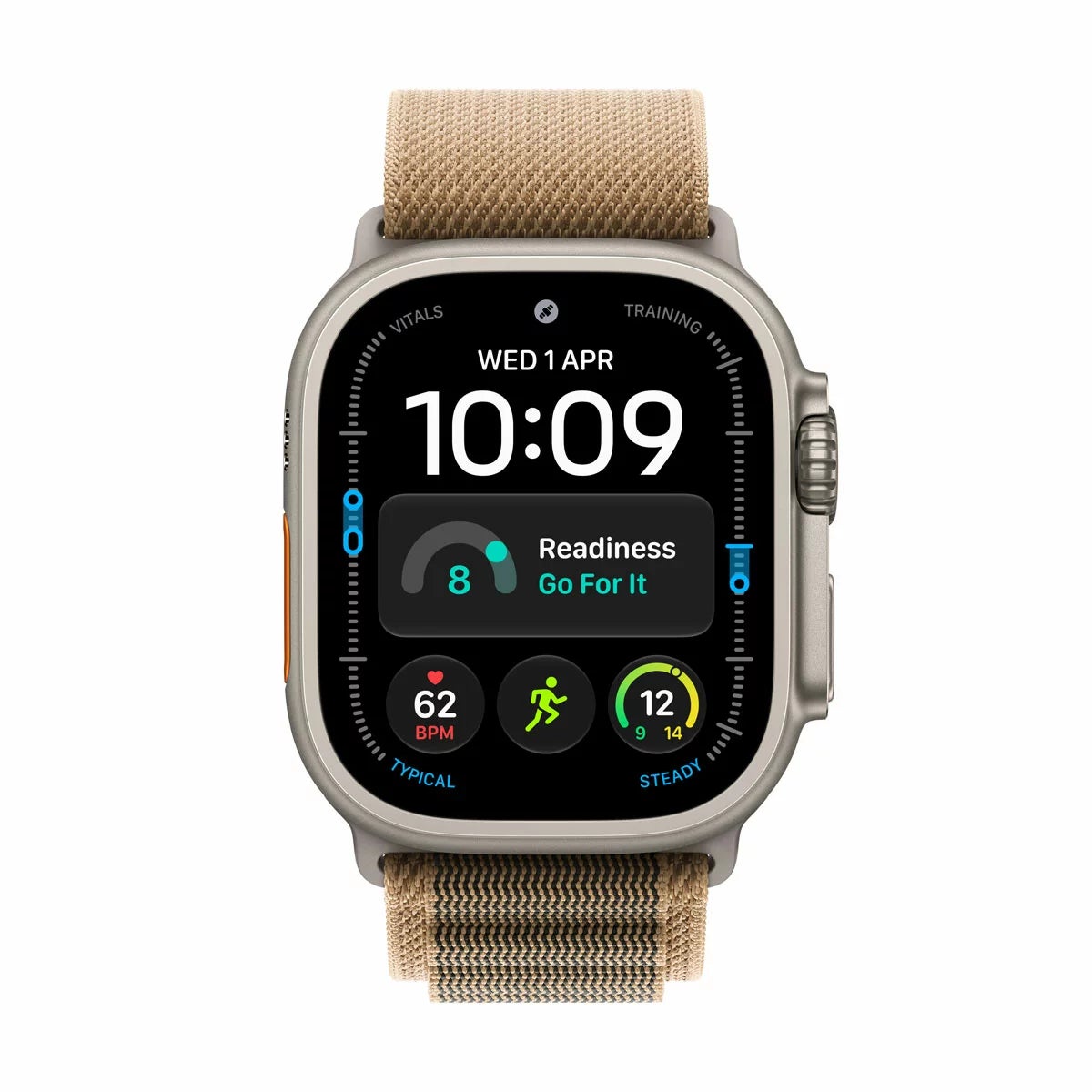 Apple Watch Ultra 4 GPS + Cellular, 49mm Titanium Case with Desert Trail Loop, view 2