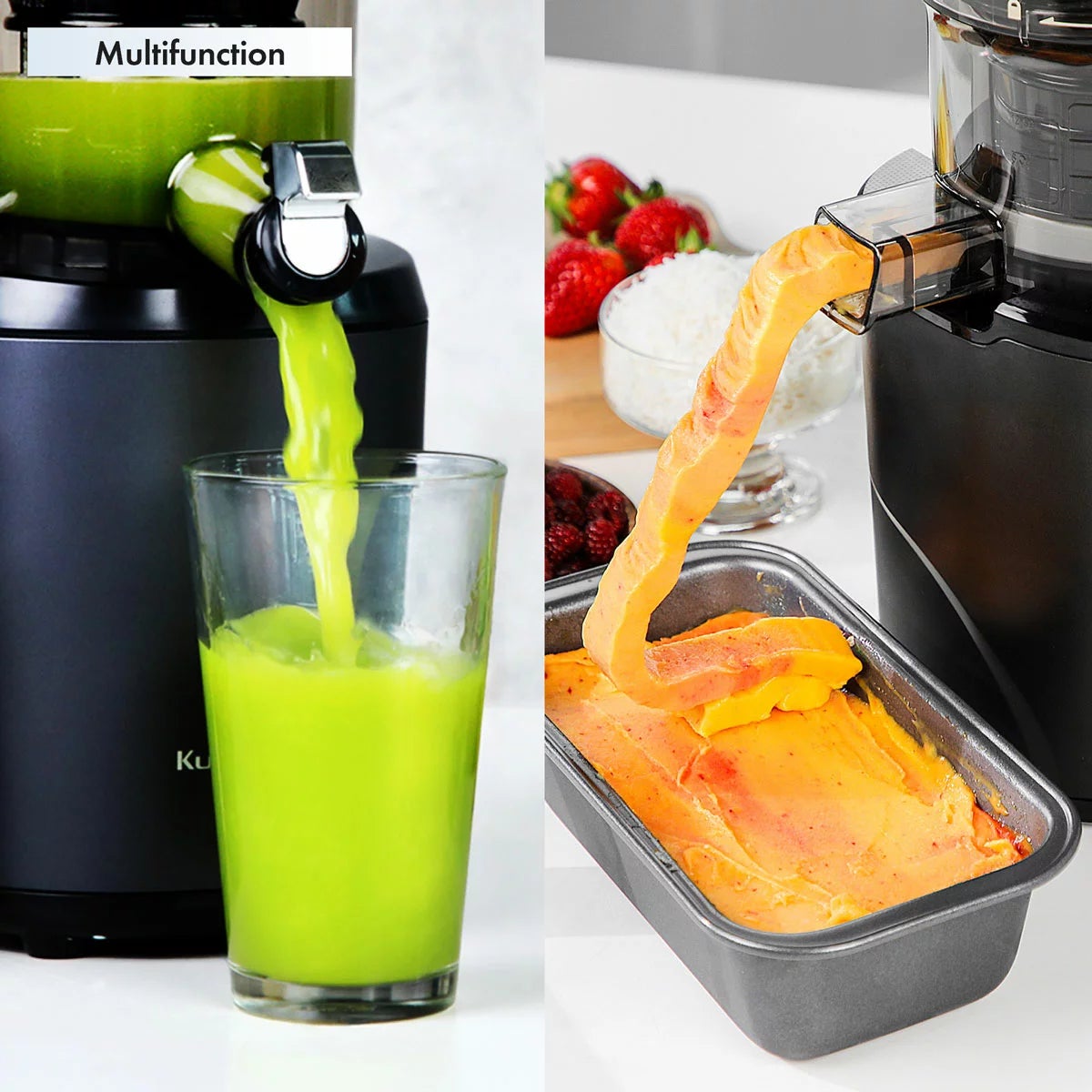 Kuvings AUTO6 Hands Free Juicer in Light Silver, view 6