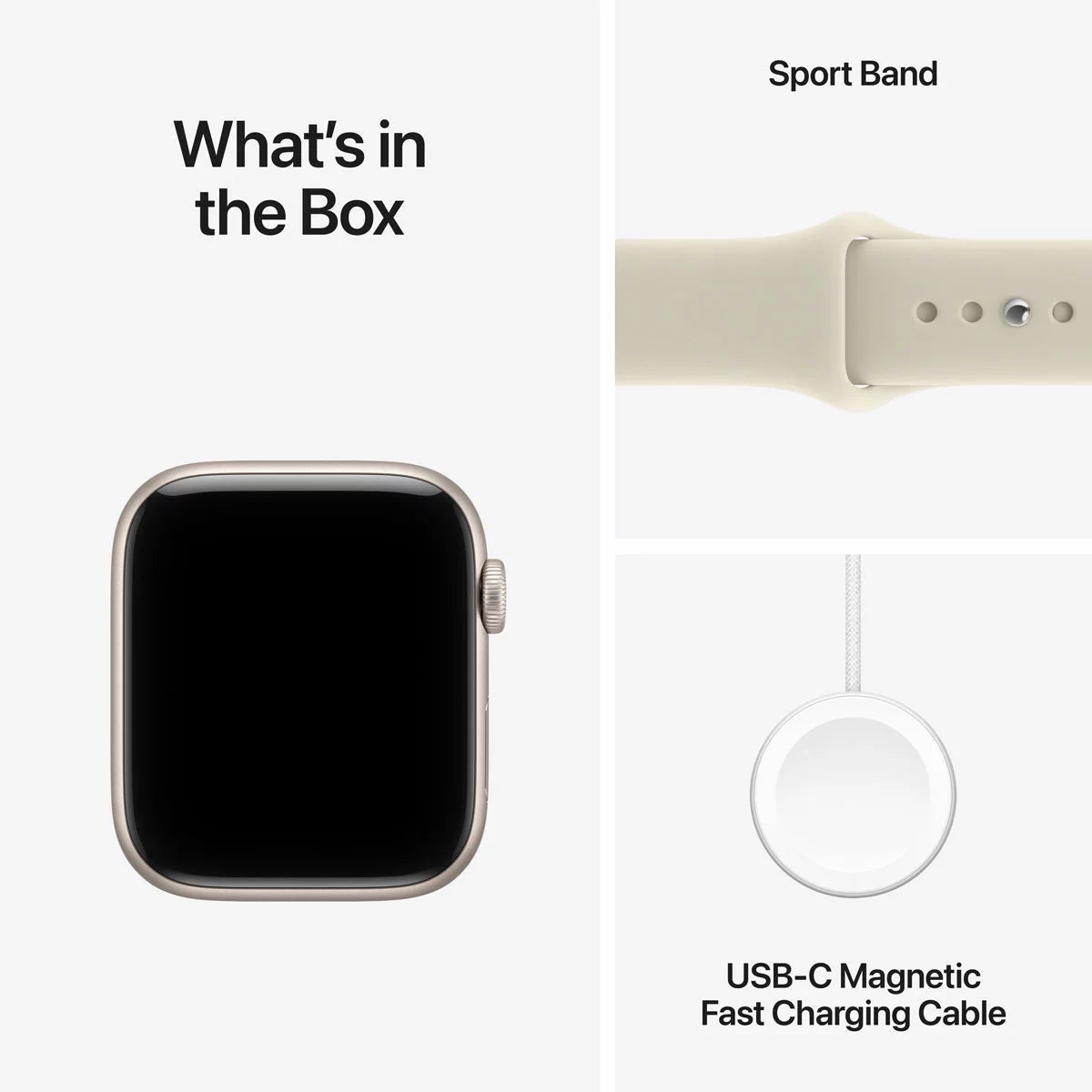 Apple Watch SE 3 GPS, 44mm Aluminium Case with Sport Band M/L, view 8