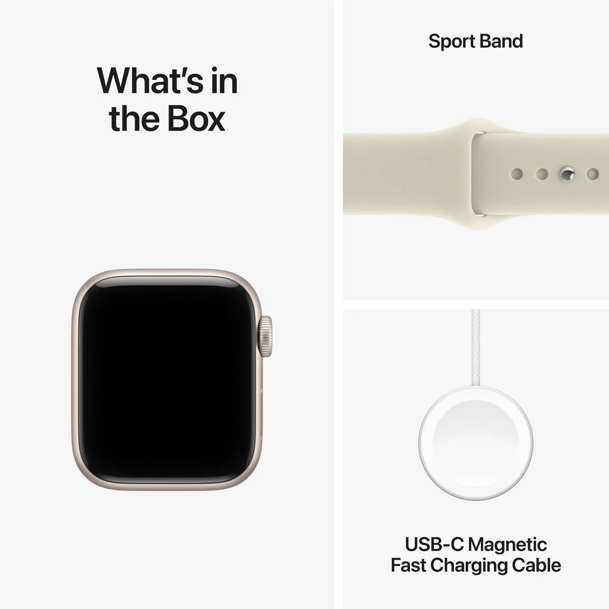 Apple Watch SE 3 GPS, 40mm Aluminium Case with Sport Band M/L, view 16