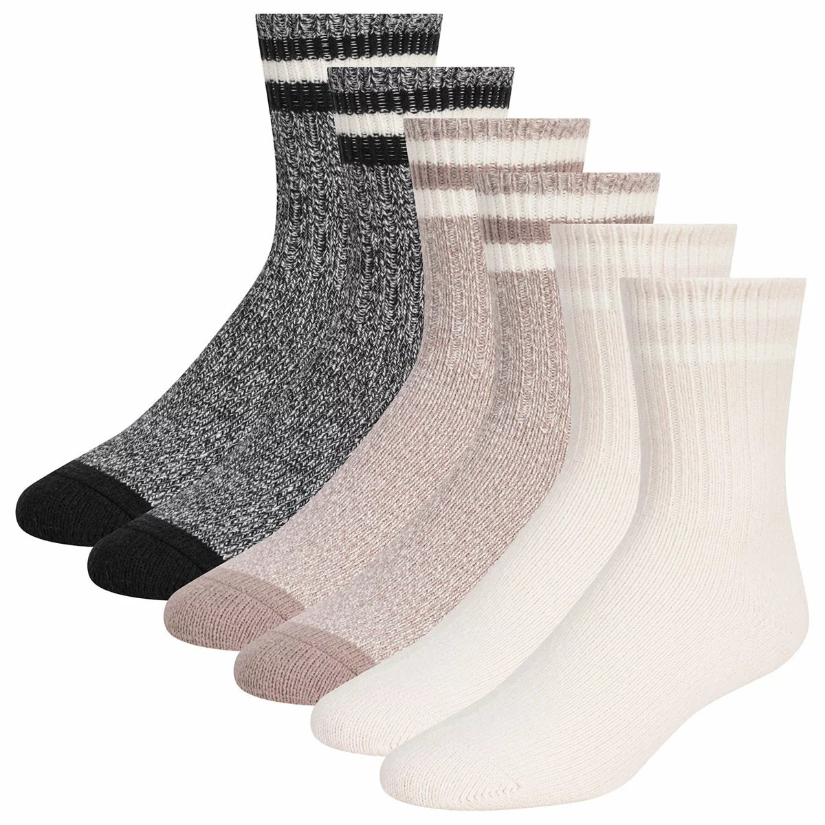 Weatherproof Women's Boot Sock, 6 Pack, view 12