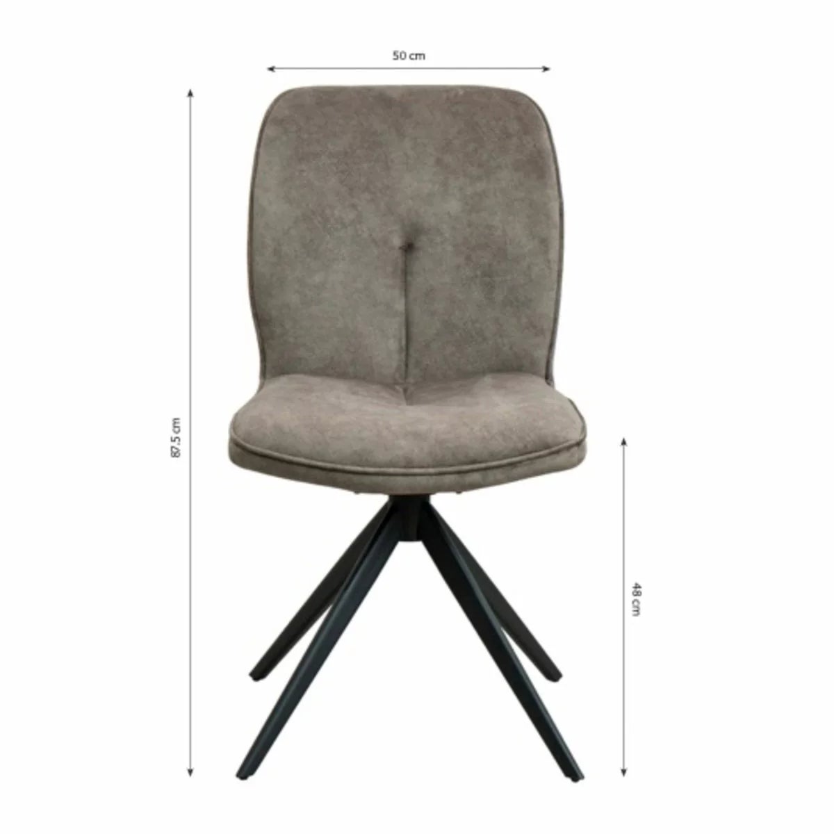 Albania Ceramic Extending Dining Table + 6 Grey Chairs, Seats 6-8, view 4