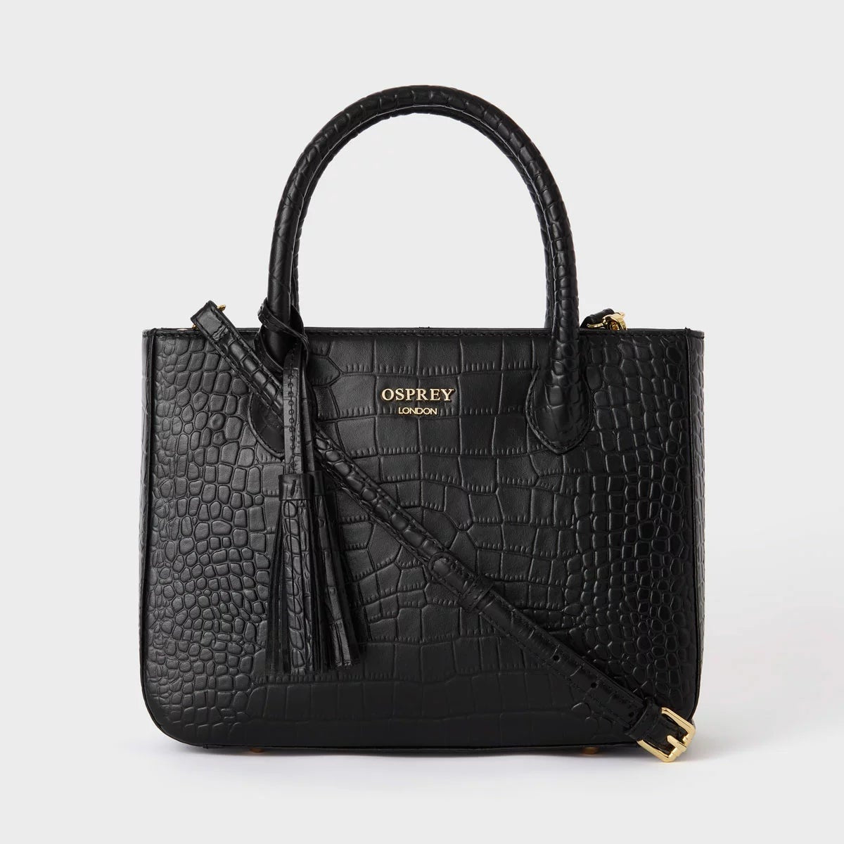 Osprey Belgravia Leather Crossbody Grab Bag, view 3
