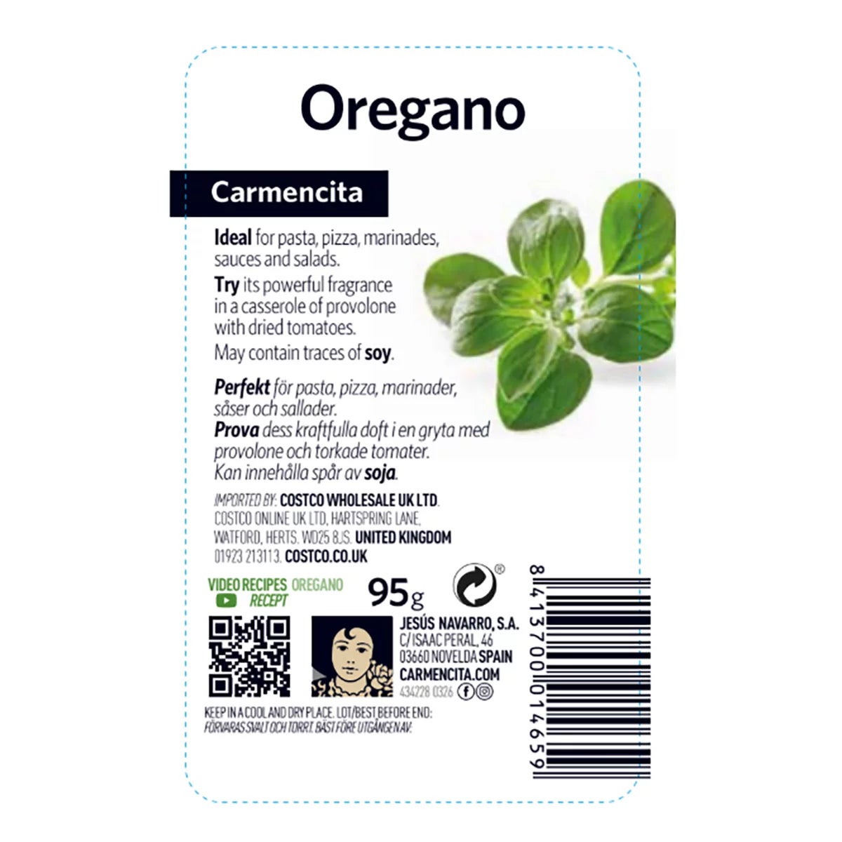 Carmencita Oregano, 95g, view 2
