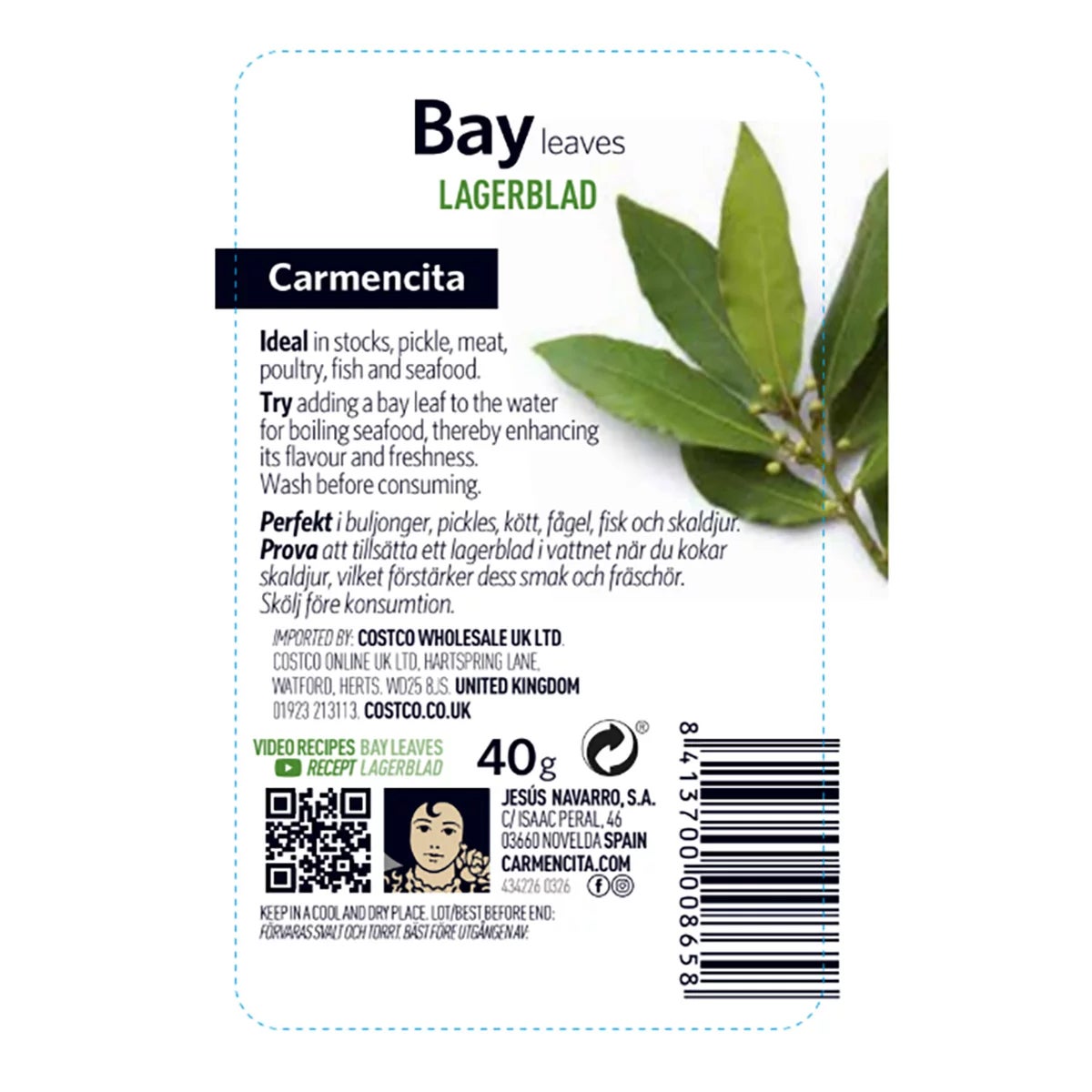 Carmencita Bay Leaves, 40g, view 2