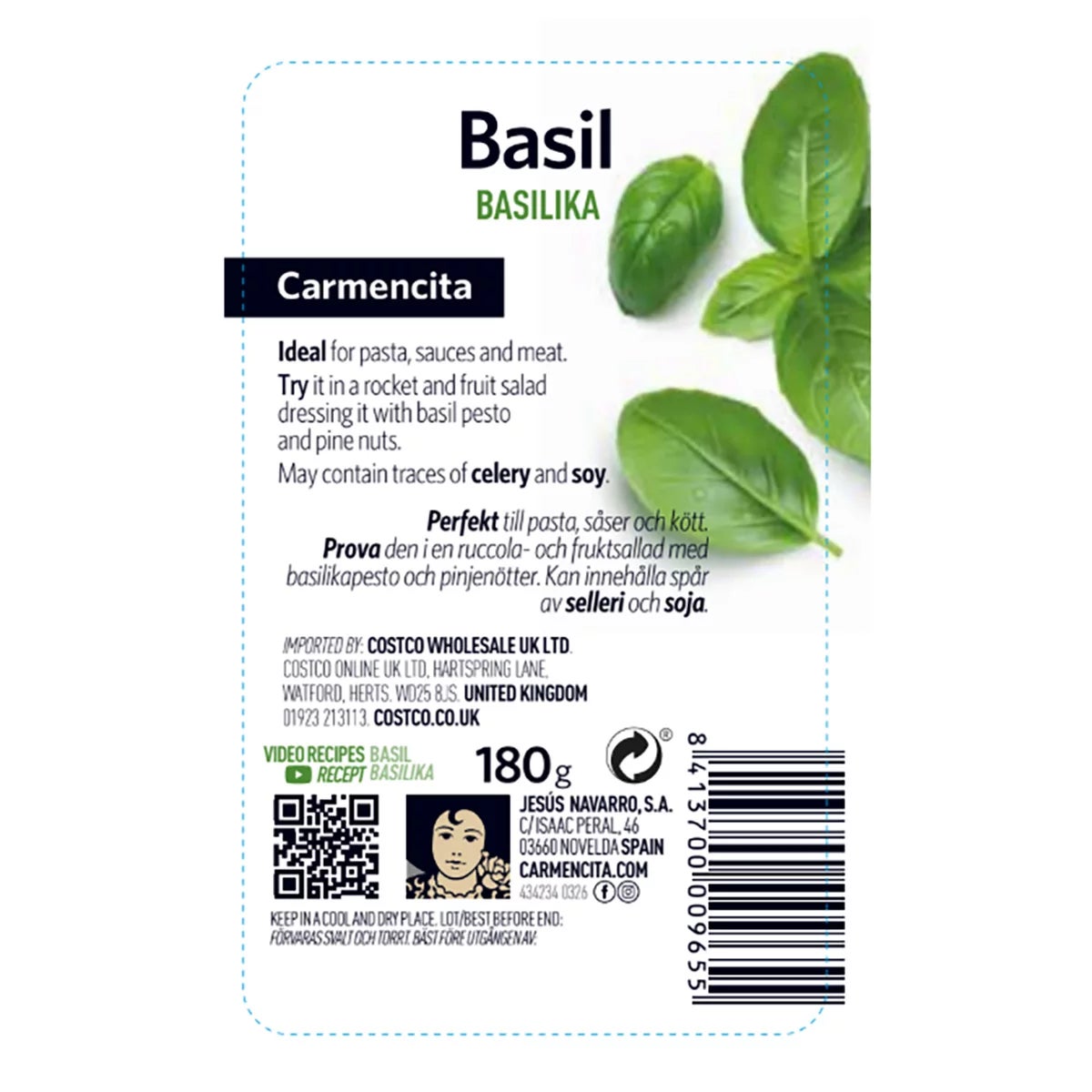 Carmencita Basil, 180g, view 2