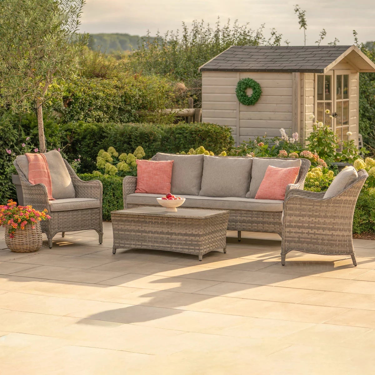 Kettler Lomond 6 Piece Wicker Deep Seating Patio Set