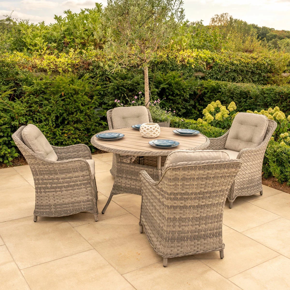 Kettler Lomond 4 Piece Wicker Dining Set, view 5