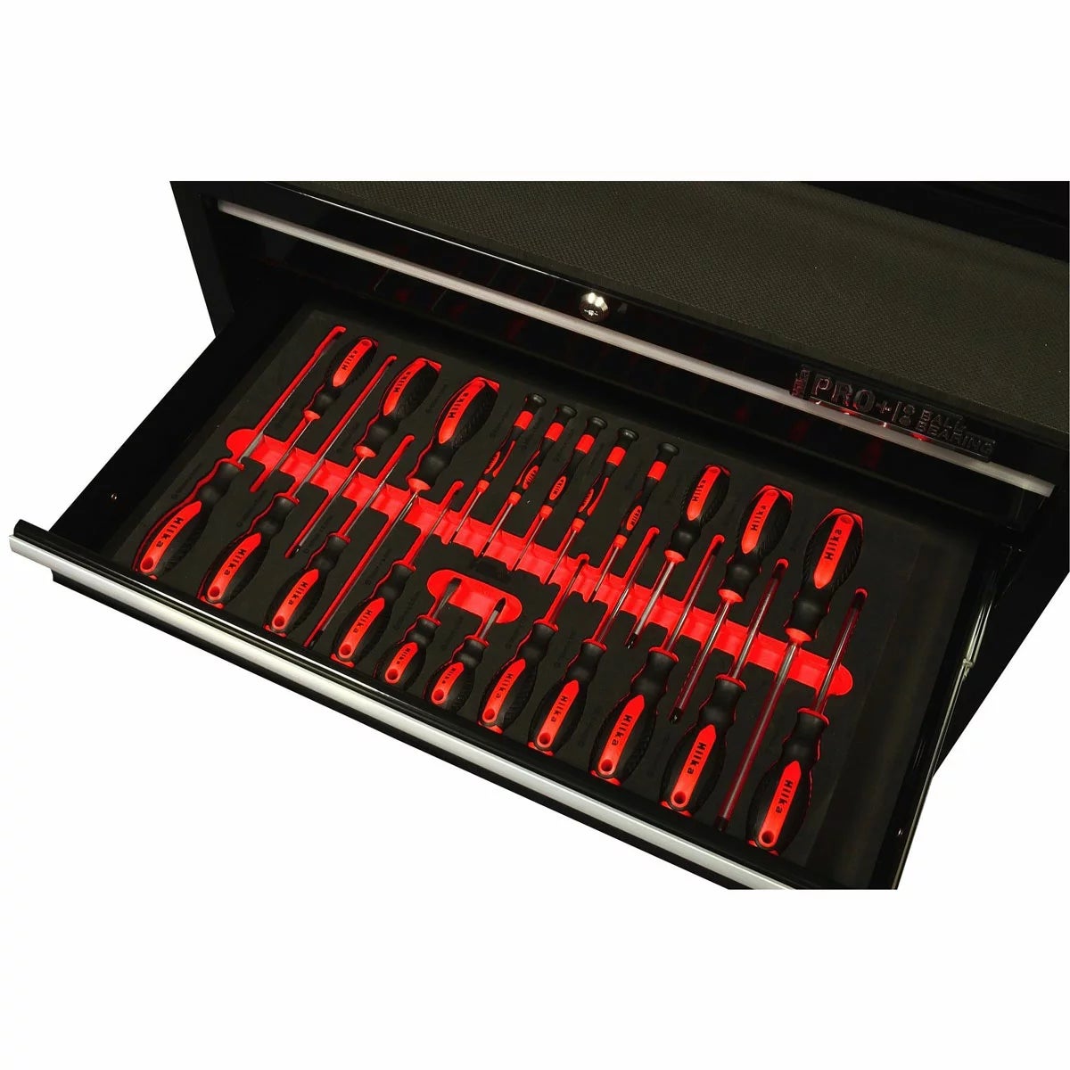 Hilka 186 Piece EVA Kit in HD Pro+ 15-Drawer Chest and Trolley, view 5