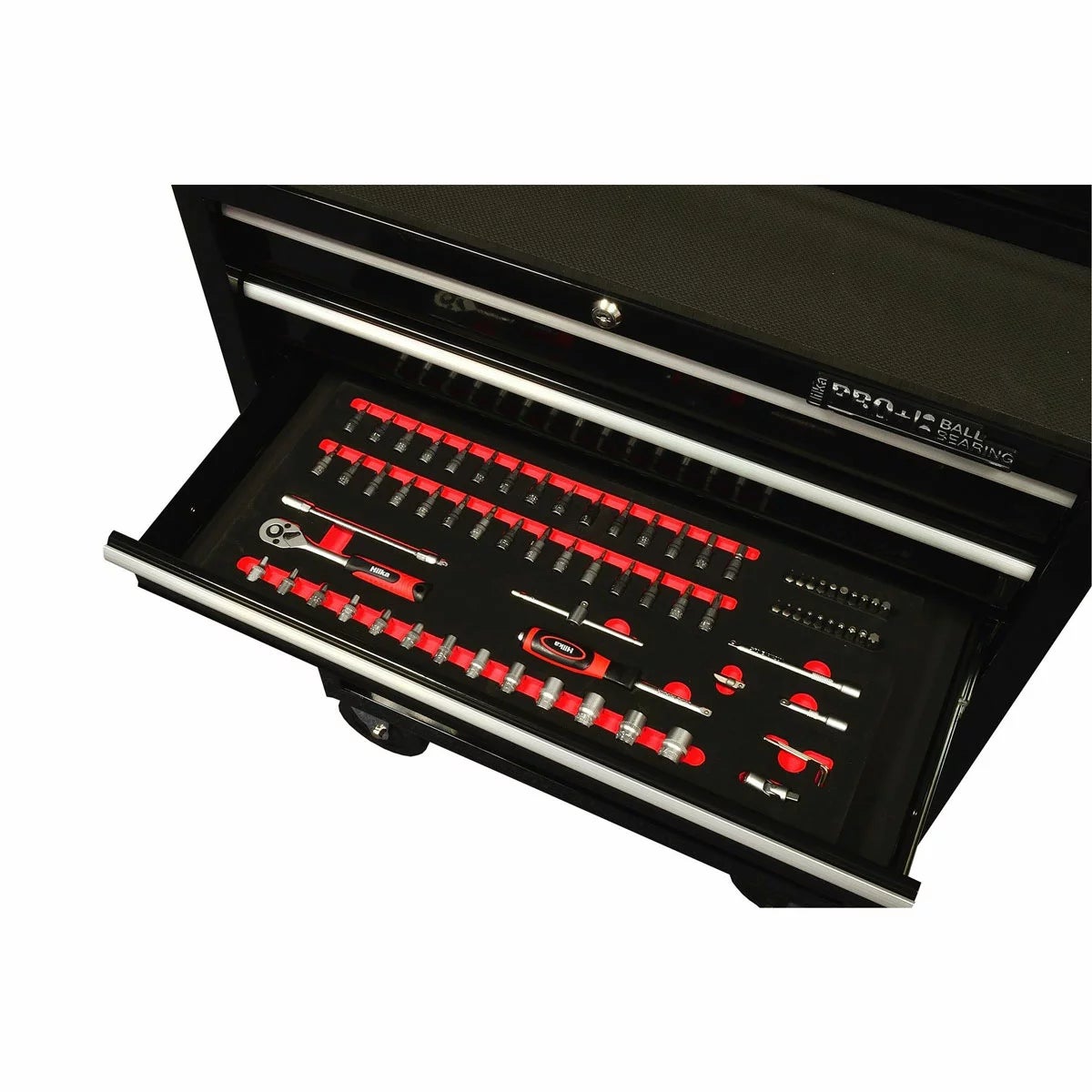 Hilka 186 Piece EVA Kit in HD Pro+ 15-Drawer Chest and Trolley, view 6
