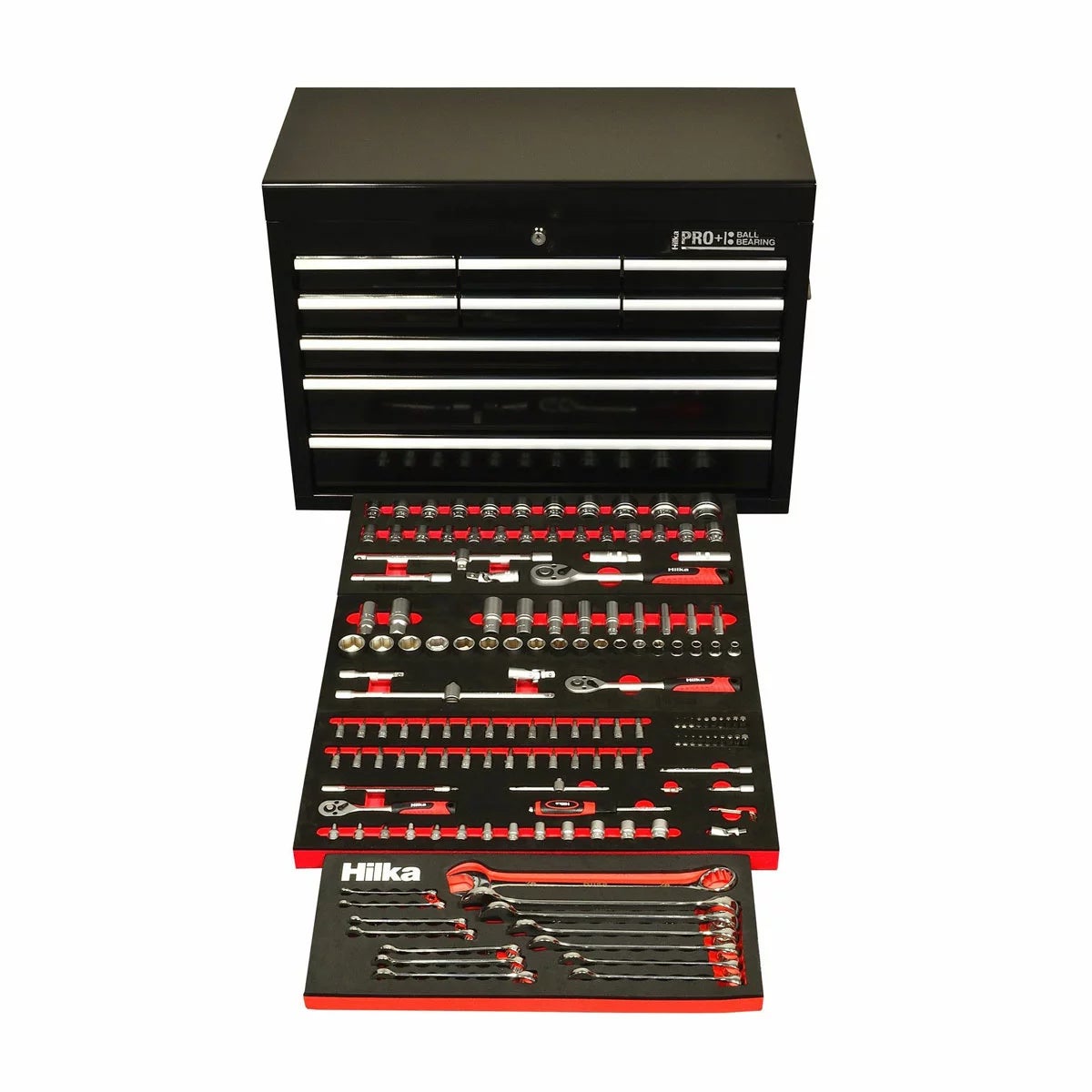 Hilka 156 Piece EVA Kit in HD Pro+ 9-Drawer Chest, view 3