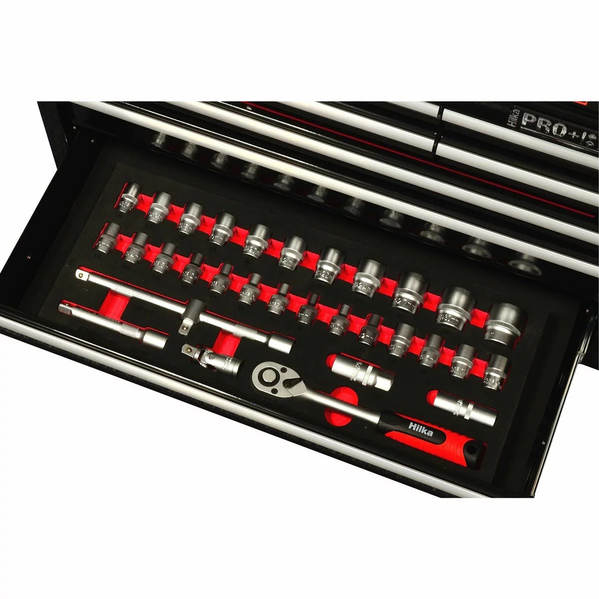 Hilka 156 Piece EVA Kit in HD Pro+ 9-Drawer Chest, view 7