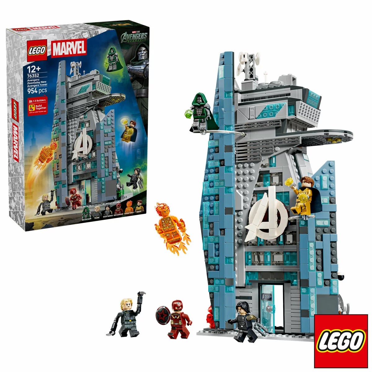 LEGO Super Heroes Avengers: Doomsday New Avengers Tower - Model 76352 (12+ Years)