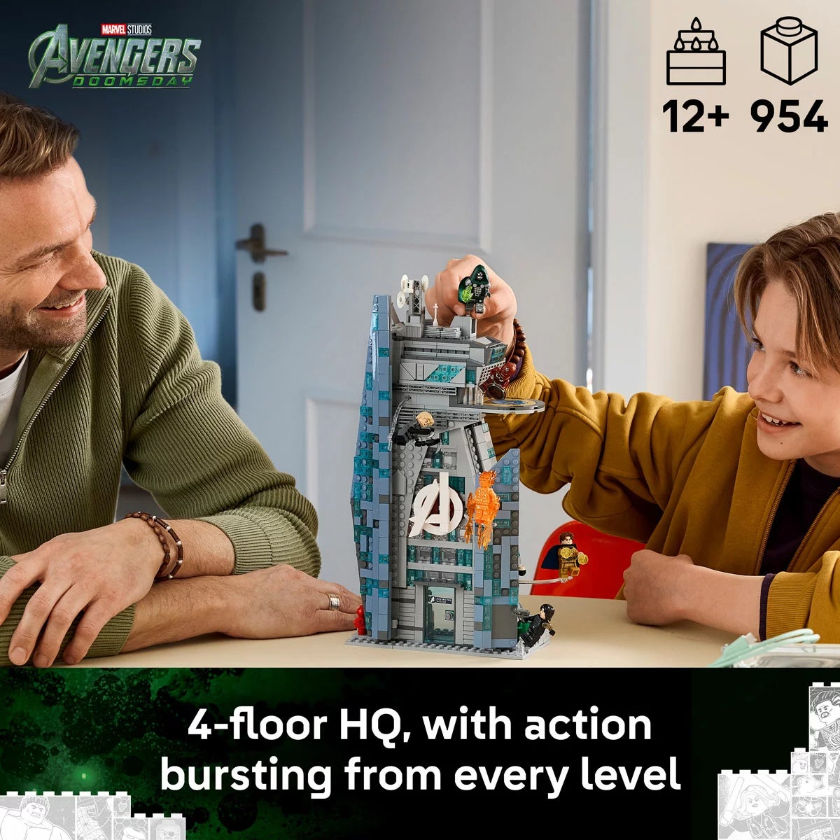 LEGO Super Heroes Avengers: Doomsday New Avengers Tower - Model 76352 (12+ Years), view 2