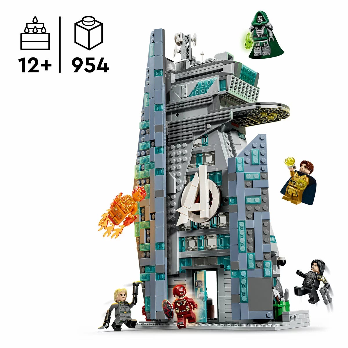 LEGO Super Heroes Avengers: Doomsday New Avengers Tower - Model 76352 (12+ Years), view 3