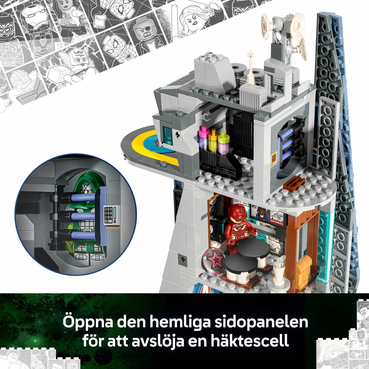 LEGO Super Heroes Avengers: Doomsday New Avengers Tower - Model 76352 (12+ Years), view 7