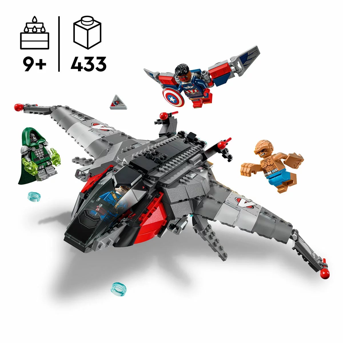 LEGO Super Heroes Avengers: Doomsday Quinjet - Model 76347 (9+ Years), view 2