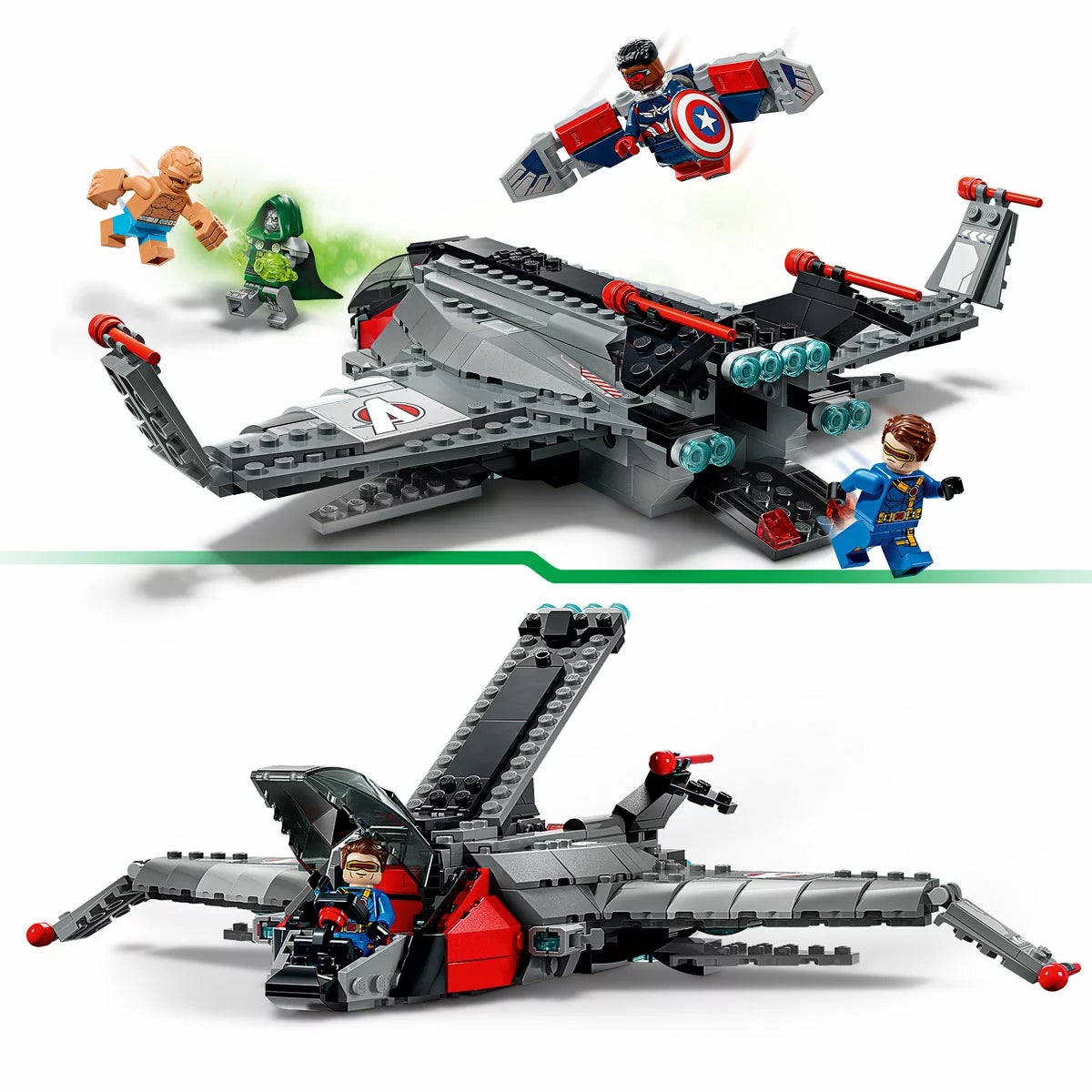 LEGO Super Heroes Avengers: Doomsday Quinjet - Model 76347 (9+ Years), view 5