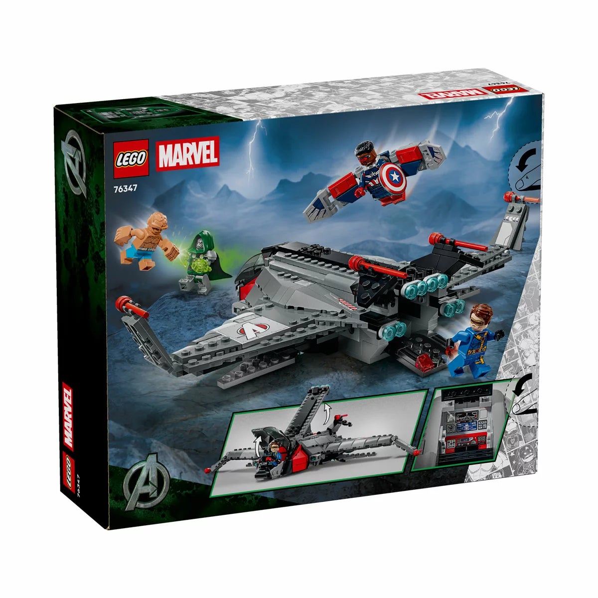 LEGO Super Heroes Avengers: Doomsday Quinjet - Model 76347 (9+ Years), view 8