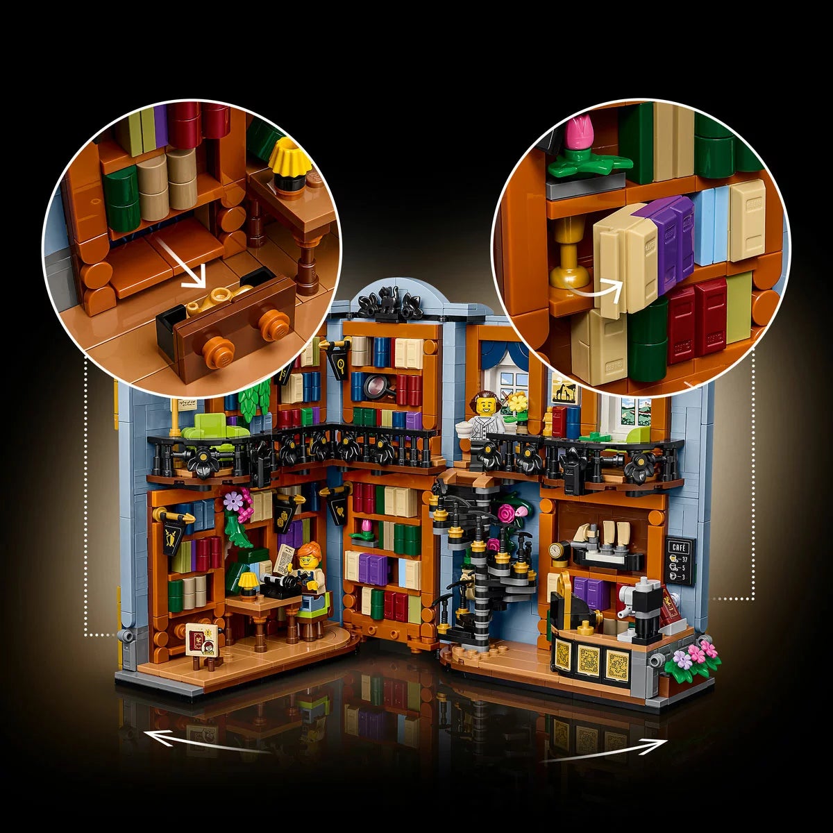 LEGO Icons Bookstore: Book Nook - Model 11379 (18+ Years), view 6