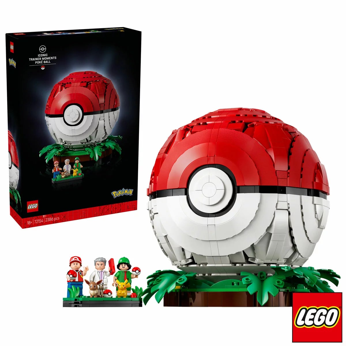 LEGO Pokémon Iconic Trainer Moments Poké Ball - Model 72154 (18+ Years)