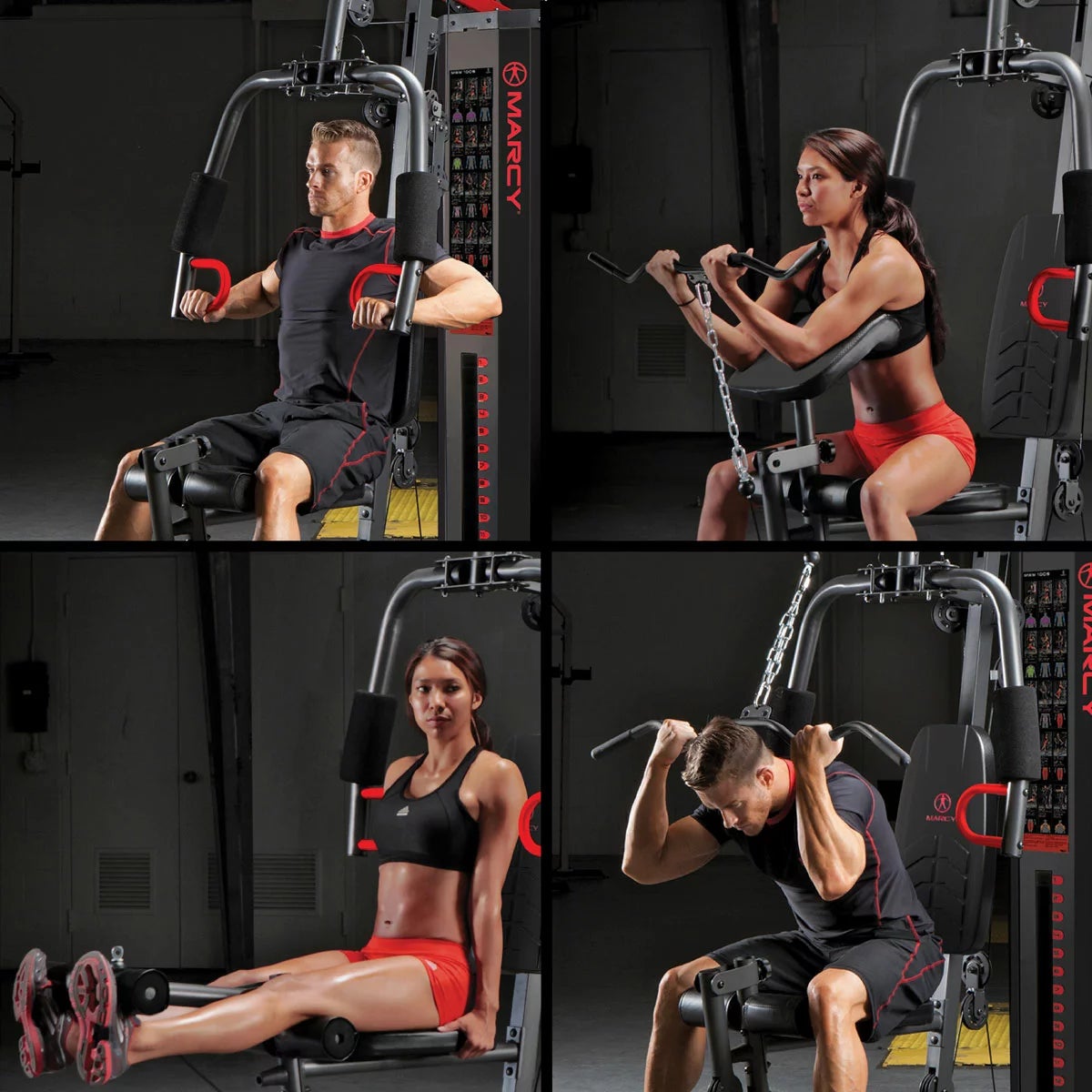 Marcy 90kg (198lbs) Resistance Stack Home Gym System, view 7