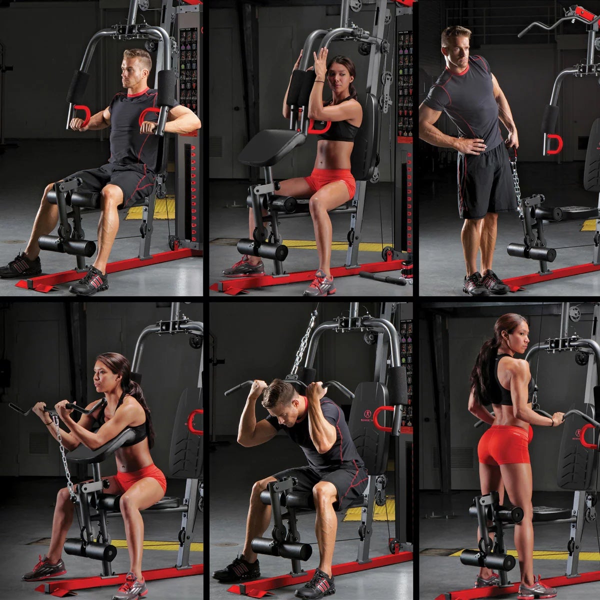 Marcy 90kg (198lbs) Resistance Stack Home Gym System, view 2