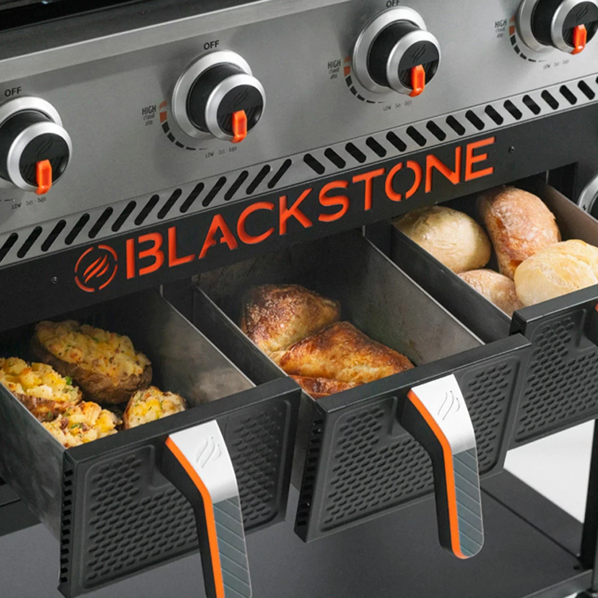 Blackstone 36" Griddle Gas Barbecue BBQ with Airfryer, view 3