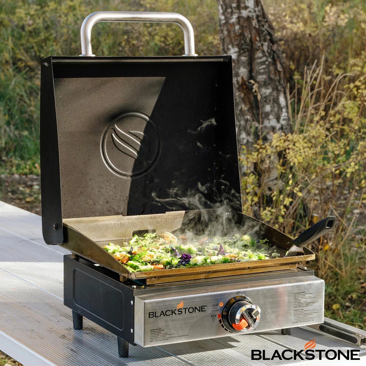 Blackstone 17" Tabletop Gas Griddle with Hood