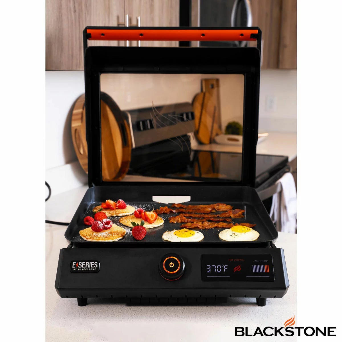 Blackstone E-Series 17" Tabletop Electric Griddle with Hood